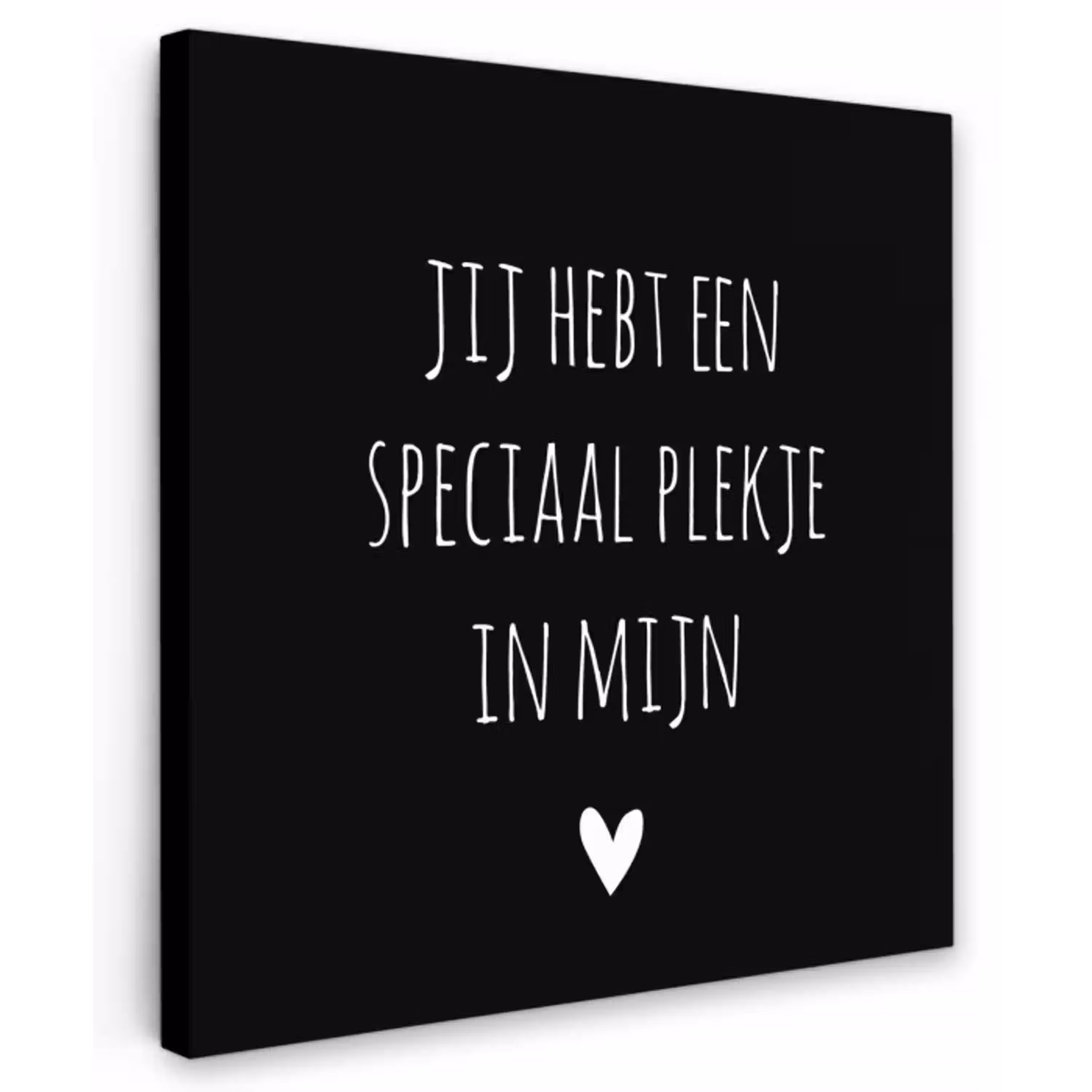 Een speciaal plekje in mijn hart - Quotes - Spreuken Tuinposter op houten frame 2 cm dik klein -3d
