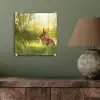 Konijn - Zonlicht - Bos plexiglas 5mm klein -sfeer3