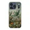 Tropisch bladerdek - Vlinders - groen - Bruin Telefoonhoesje iPhone 17 Pro klein -3d