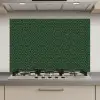 Donkergroen - Patroon - Lijnen - Zwart keuken achterwand spatscherm klein 900 -3d_website