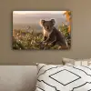Koala - Bladeren - Ochtendlicht canvas 2cm klein -sfeer3