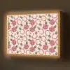 Drakenfruit - Patroon - Roze Light Box met batterij (Wandlamp) middel 907 -z3d_website