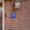 Kobaltblauw - Modern Naambord Rechthoek middel -sfeer7-rechthoek-S