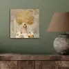 Goud - Portret - Vrouw aluminium wit klein -sfeer2