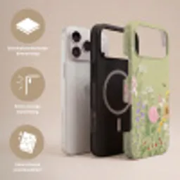 Botanisch - Bloemen - Kleurrijk Toughcase MagSafe Apple iPhone 17 Pro Max klein -USP_Lagen_NL