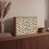 Schelpen - Waaiervorm - Wit Light Box met batterij (Wandlamp) middel 907 -sfeer2