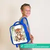 Luipaard - Dier - Kinderen - Jungle Kinderrugzak - Blauw middel -sfeer3_NL