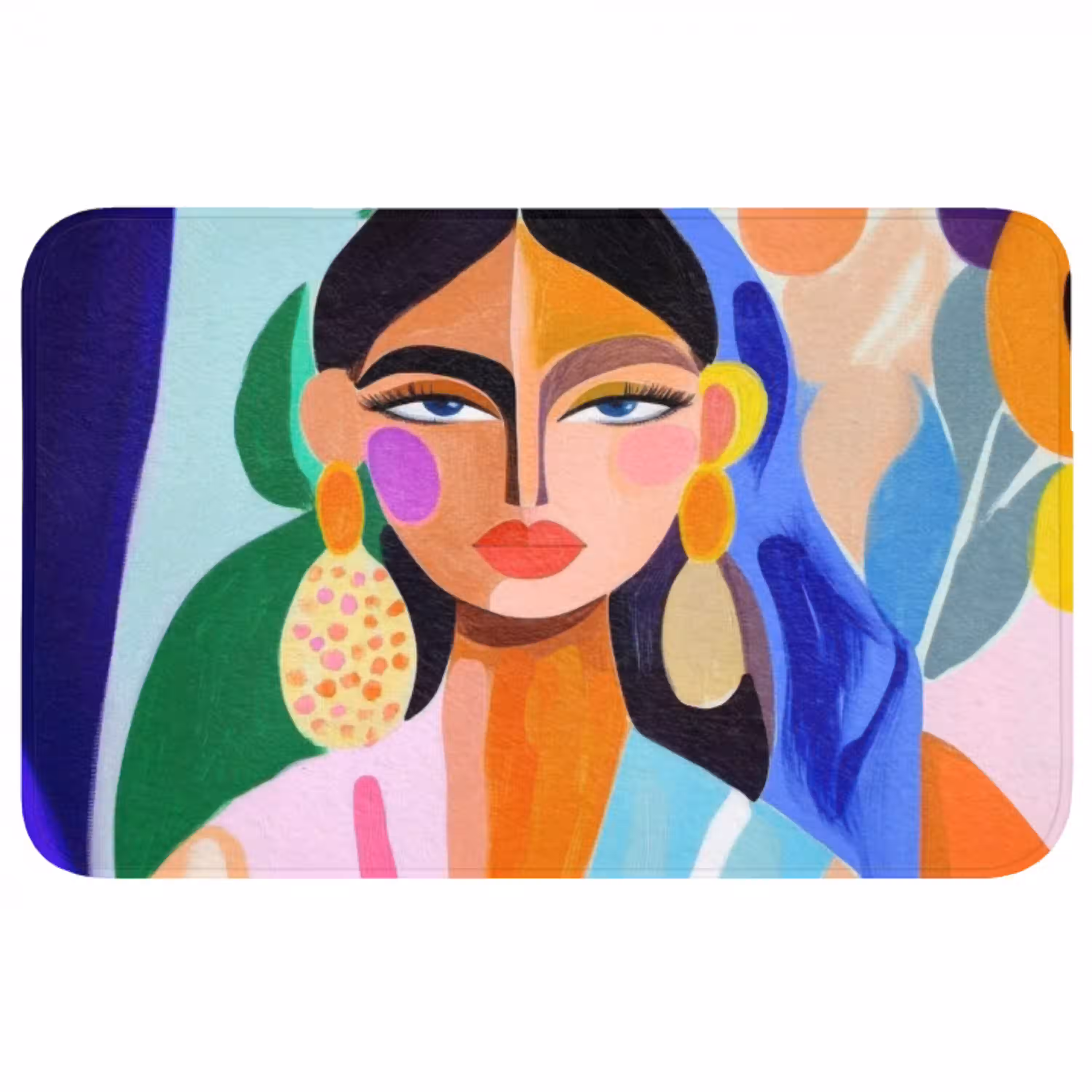 Portret - Vrouw - Modern WCmat middel -3d