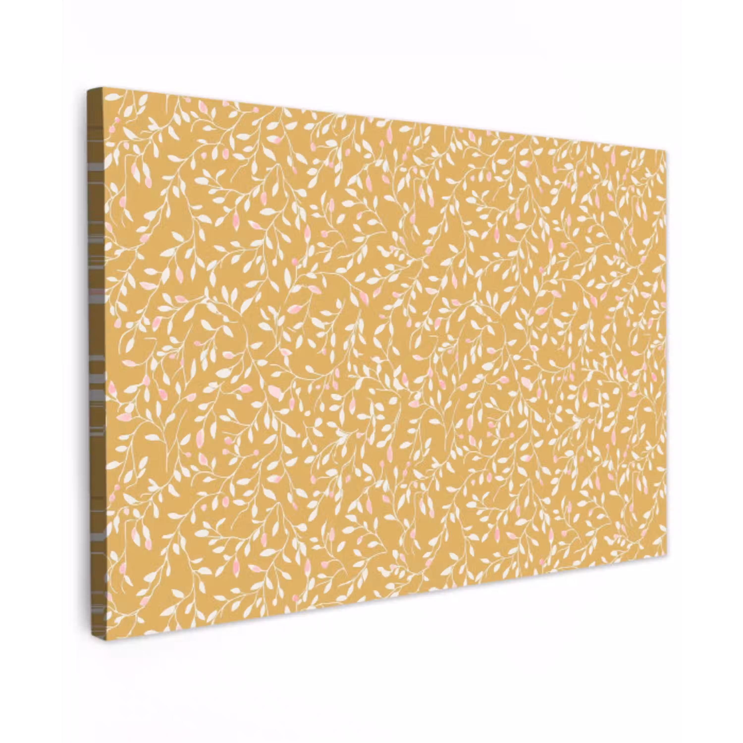 Takjes - Patroon - Oker canvas 2cm klein 34 -z3d