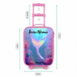 Zeemeermin - Koraal - Water Kinderkoffer - Roze klein -productfoto_formaten