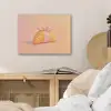 Croissant - Strik - Roze PET vilt klein -sfeer3