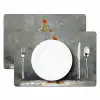 Kerstboom - Cadeaus - Rood - Goud Placemat vinyl groot -zzsfeer2_Kitchenyeah-website