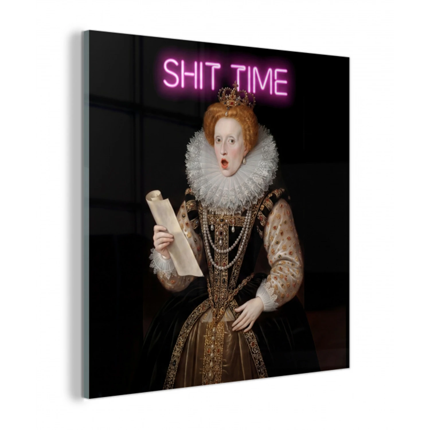 Portret - Humor - Neon plexiglas 5mm klein -z3d