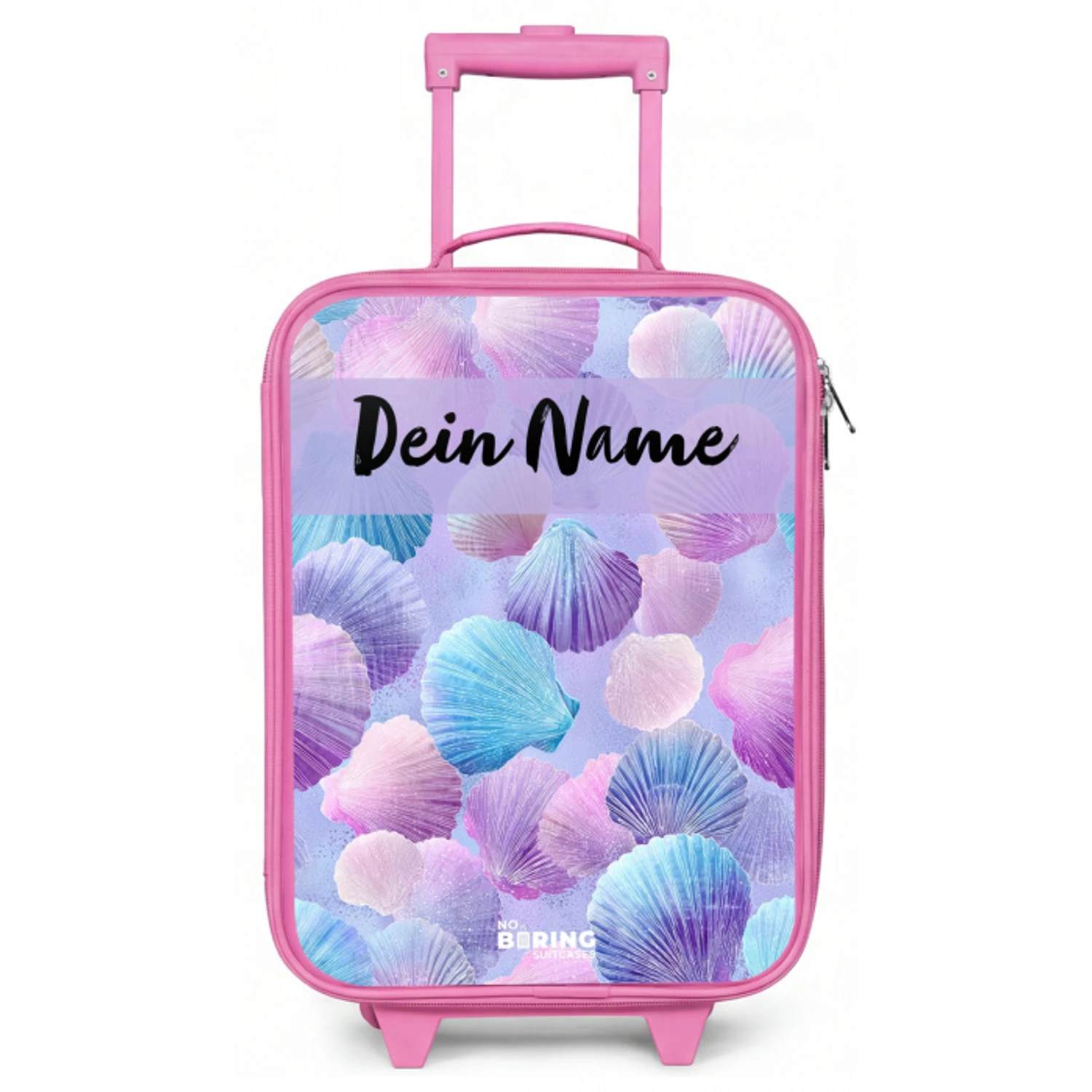 Schelpen - Paars - Blauw - Patroon Kinderkoffer - Roze klein -zz3dotto