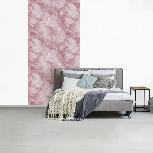 Roze - Kwartsmarmer - Aders fotobehang vinyl groot 64 -slaapkamer