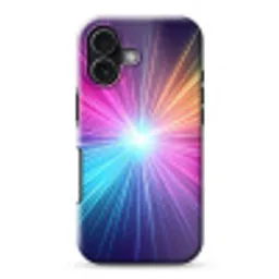 Abstract - Light - Burst - Modern - Colorful Toughcase MagSafe Apple iPhone 17 klein -3d
