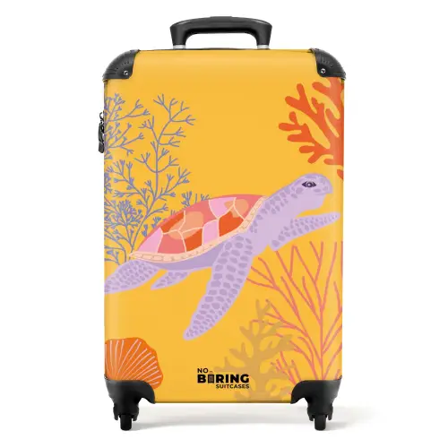 Summer memories - Zeeleven met schildpad NBS - Handbagage koffer - Kinderen Unisex middel -productfoto_recht