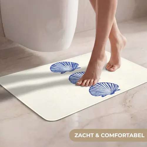Schelpen - Blauw - Patroon WCmat klein -USP_ZachtNL