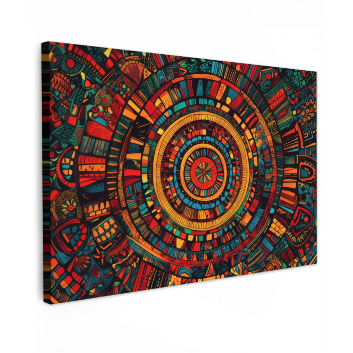 Mandala - Cirkels - Patronen canvas 2cm klein -z3d