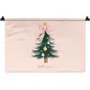 Christmas Season - Kerst - Kerstboom - Roze Wandkleed katoen klein -zz3d