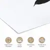 Plant - Bladeren - Minimalistisch - Zwart poster papier klein -closeup_NL