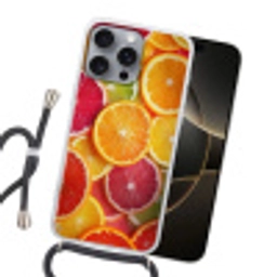 Fruit - Kleurrijk - Close up Hoesje iPhone 16 Pro Max met koord klein -sfeer1