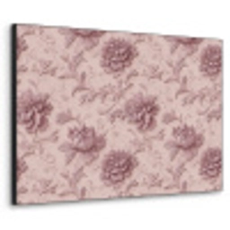 Reliëf - Pioenrozen - Roze Textielframe zwart klein 947 -3d