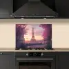 Eiffeltoren - Parijs - Roze keuken achterwand spatscherm klein -sfeer1