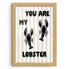 Lobster - Beige - Minimalistisch fotolijst eiken zonder passe partout klein -3d