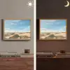 Duinen - Zomer - Landschap - Zee - Strand Light Box met batterij (Wandlamp) middel -sfeer3