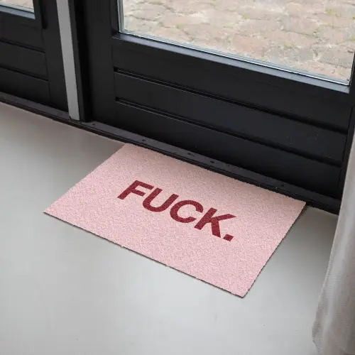 Statement - Krachtig - Roze Deurmat klein -sfeer2