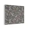 Terrazzo -  Patroon - Grijs PET vilt klein 837 -3d