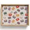 Muziek - Cassette - Patroon Dienblad Rechthoek middel 911 -z3d_shopping