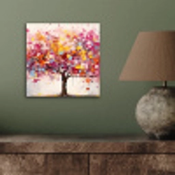 Aquarel - Boom - Kunst - Abstract aluminium wit klein -sfeer2