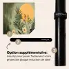 Bloemen - Bladeren - Zon - Groen Inductie beschermer vinyl 3mm middel -zzzzzzz-induclip_FR