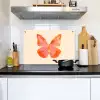 Vlinder - Minimalistisch - Roze Inductie beschemer met haakjes klein -sfeer2