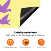 Vogels - Cirkel - Geel - Beweging Inductie beschermer vinyl 3mm klein -zzzzzzz-td-onderkant