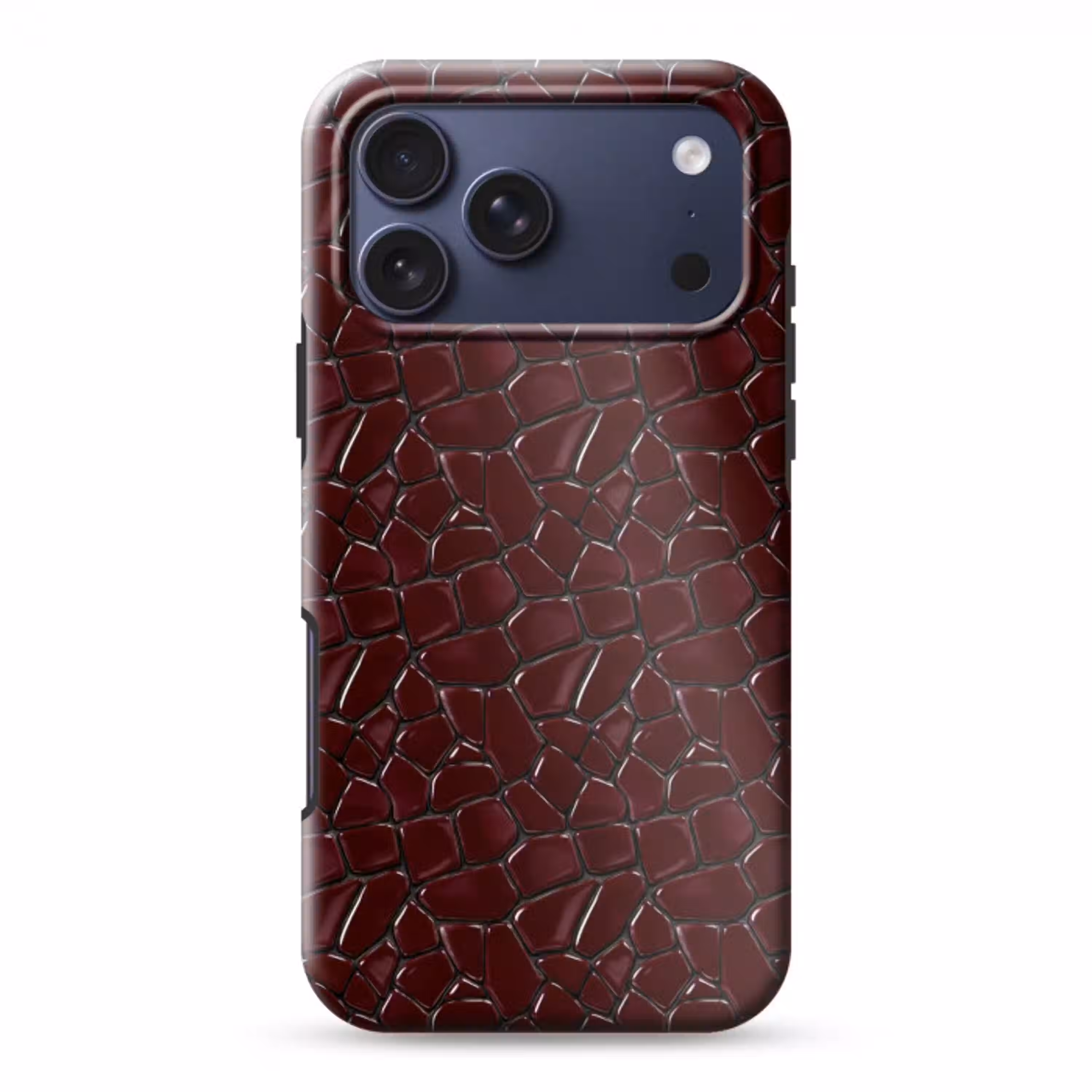 Mozaïek - Tegel - Bordeauxrood Toughcase MagSafe Apple iPhone 17 Pro Max klein 1019 -3d