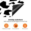 Vormen - Zwart - Onregelmatig Inductie beschermer vinyl 3mm klein 276 -zzzzzzz-td-onderkant