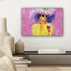 Zonnebril - Vrouw - Jas - Veren canvas 2cm klein -sfeer6