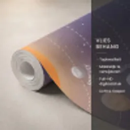 Planetenstelsel - Ruimte - Illustratie Behang Vlies klein -USP_closeupNL