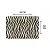 Zebra - Print - Klassiek - Zwart Placemat vinyl groot 368 -specs