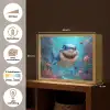 Haai - Onderwaterwereld - Oceaan Light Box met batterij (Wandlamp kind) middel -USP_websiteoverzichtNL