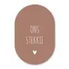 Quotes - Ons stekkie - Spreuken Wandcirkel Ovaal Forex klein -3d
