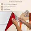 Illustratie - Abstract - Vormen - Rood keuken achterwand spatscherm klein -spatscherm_FR