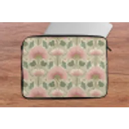 Klassiek - Patroon - Roze laptophoes neopreen klein 279 -tafel