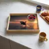 Orka - Zee - Zonsondergang Dienblad Rechthoek middel -sfeer2