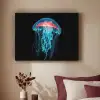 Kwal - Tentakels - Blauw - Licht Textielframe - compleet frame klein -sfeer1