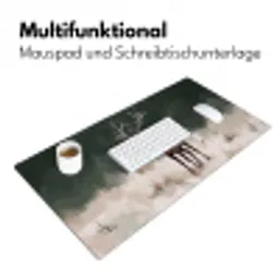 Edelhert - Gewei - Schildering - Rustiek Muismat XXL klein -ysfeer4_duits