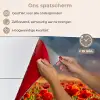 Zonsondergang - Klaprozen - Rood - Bloemen - Veld - Natuur keuken achterwand spatscherm klein -spatscherm_NL